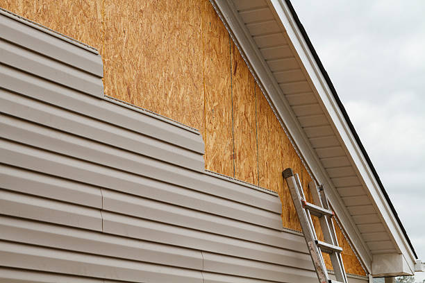Professional Storm Damage Siding Repair technician working in Greensburg, KY